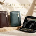 Valér Leather Zip-Around  Wallet